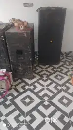 4 pics high box with P audio speaker