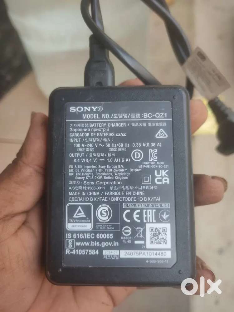 Camera battery charger