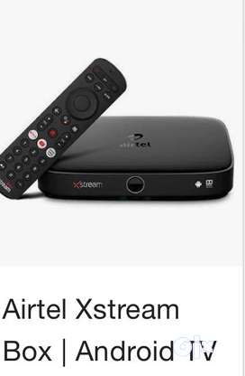 Airtel Android setup box with 5 months active pack