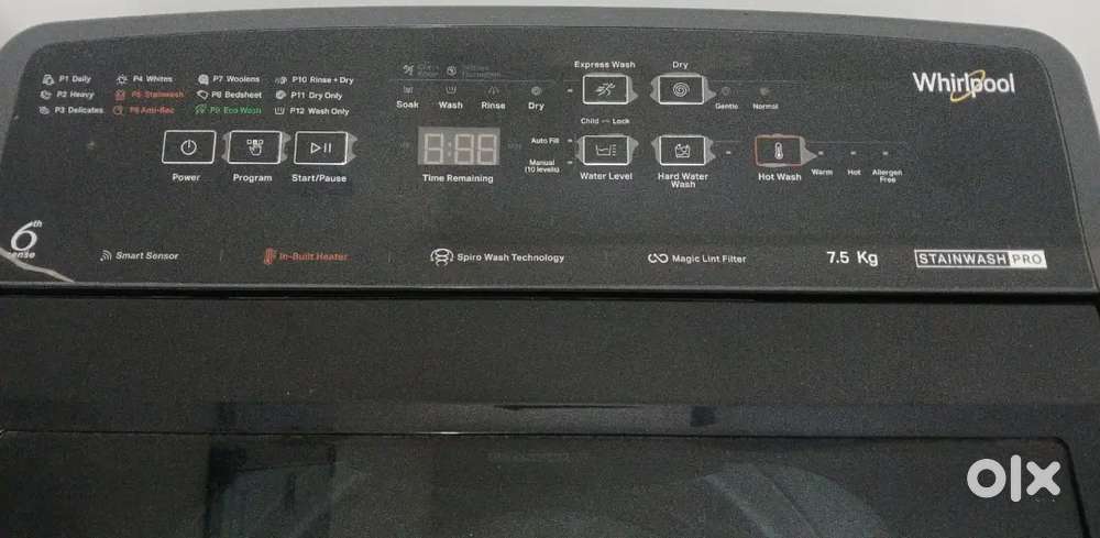 Whirlpool washing machine