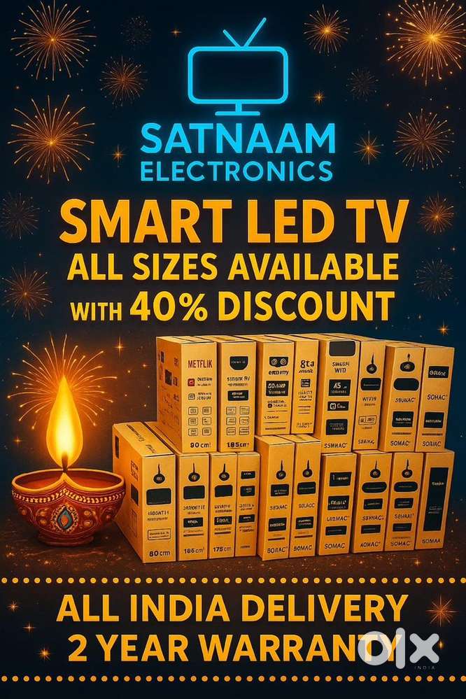 42inch led tv 2 years warranty