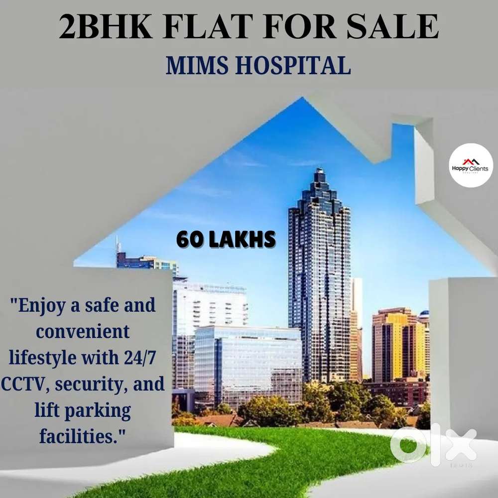 MIMS HOSPITAL 2BHK FLAT FOR SALE