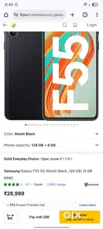 F55 5g 8/128 gb