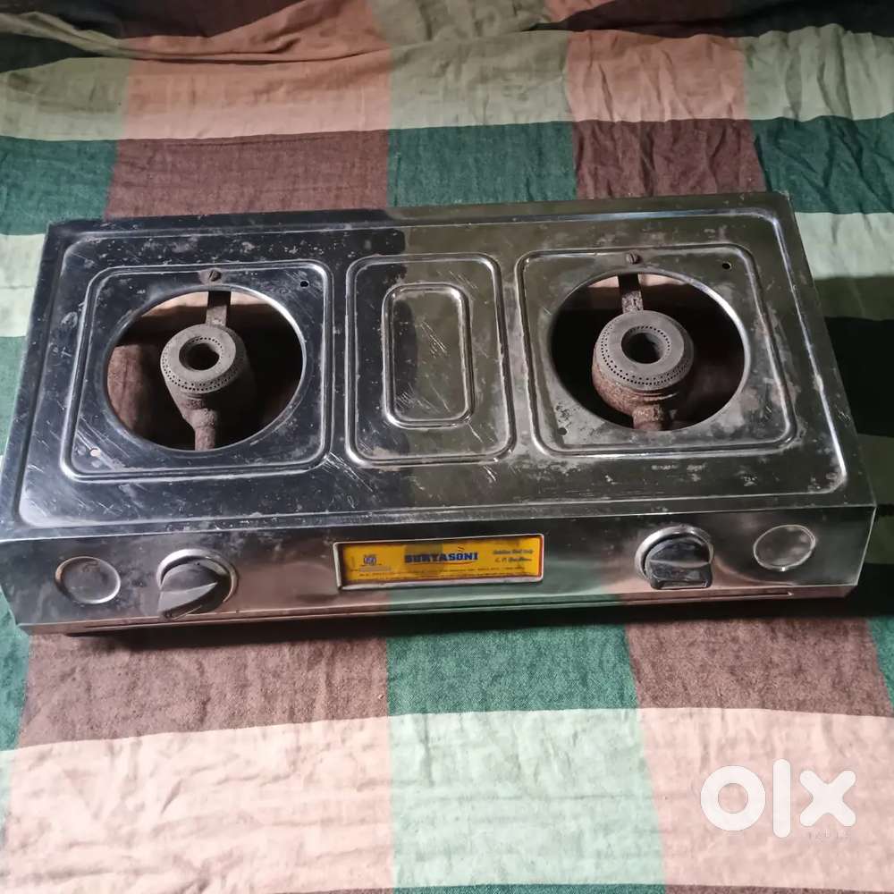 Surya gas stove 2 burner 100% stainless steel