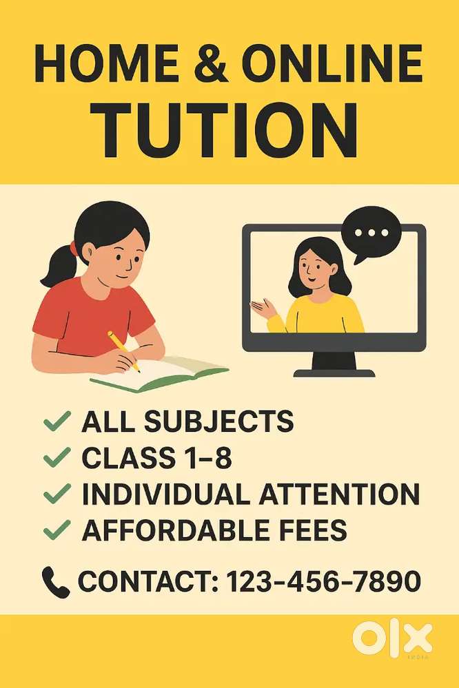 Experienced Teacher for Class 1–8 (All Subjects Odia Medium)