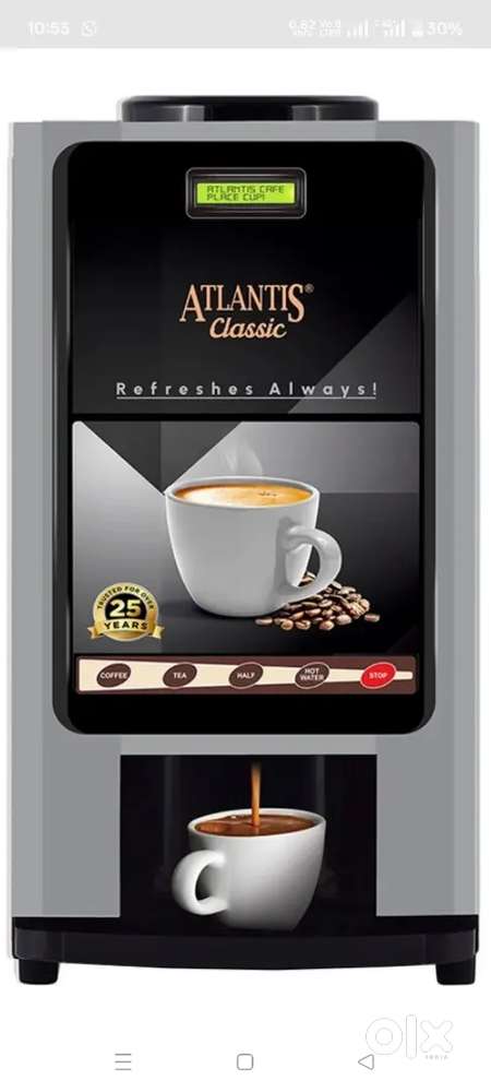Atlantis tea and coffee machine 4 lane