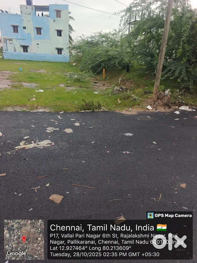 2000sft plot sale @ Velachery A.G.S.colony clear title Good location