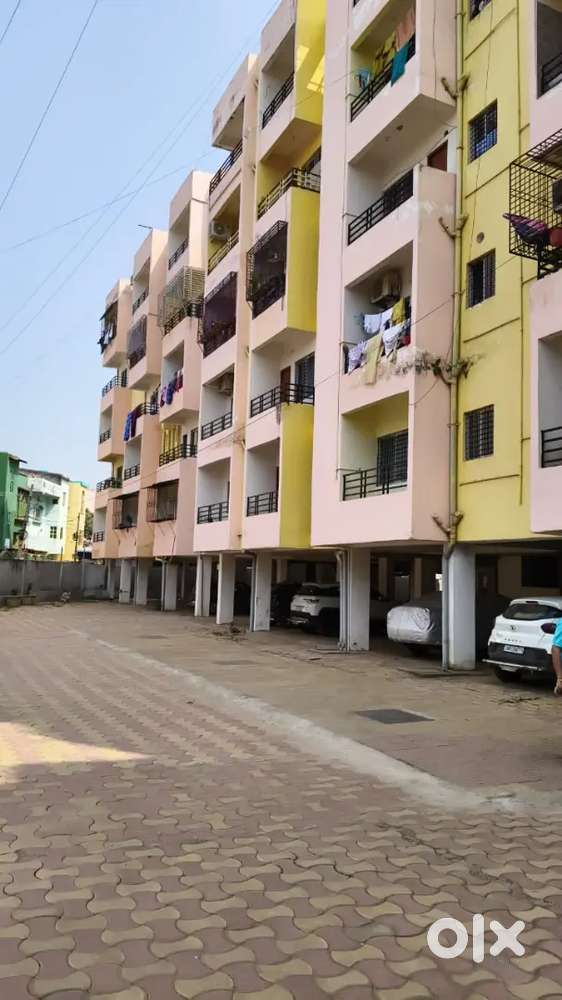 Semi furnished with nice looking house