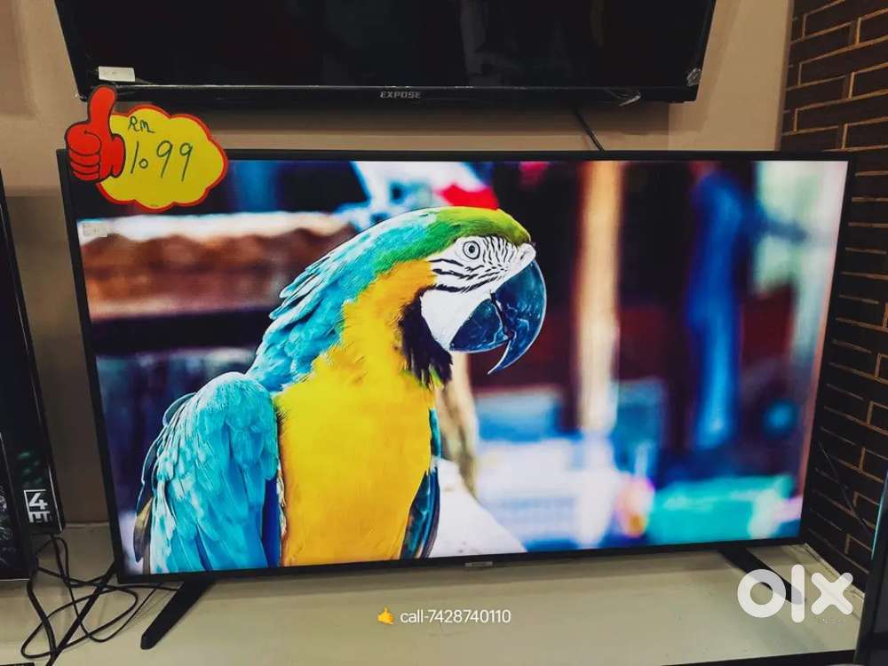 New 4k UHD_43inch smart led tv superior picture quality soundbar