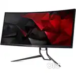 Gaming PC with gaming keyboard and mouse and moniter