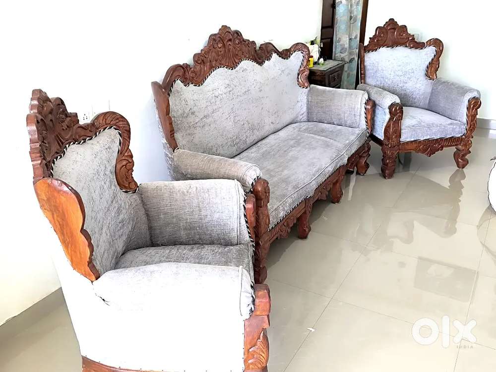 Wooden carving sofa