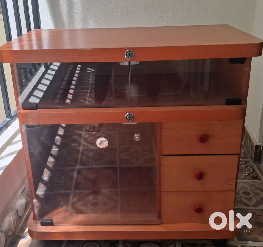 Television Stand with showcase