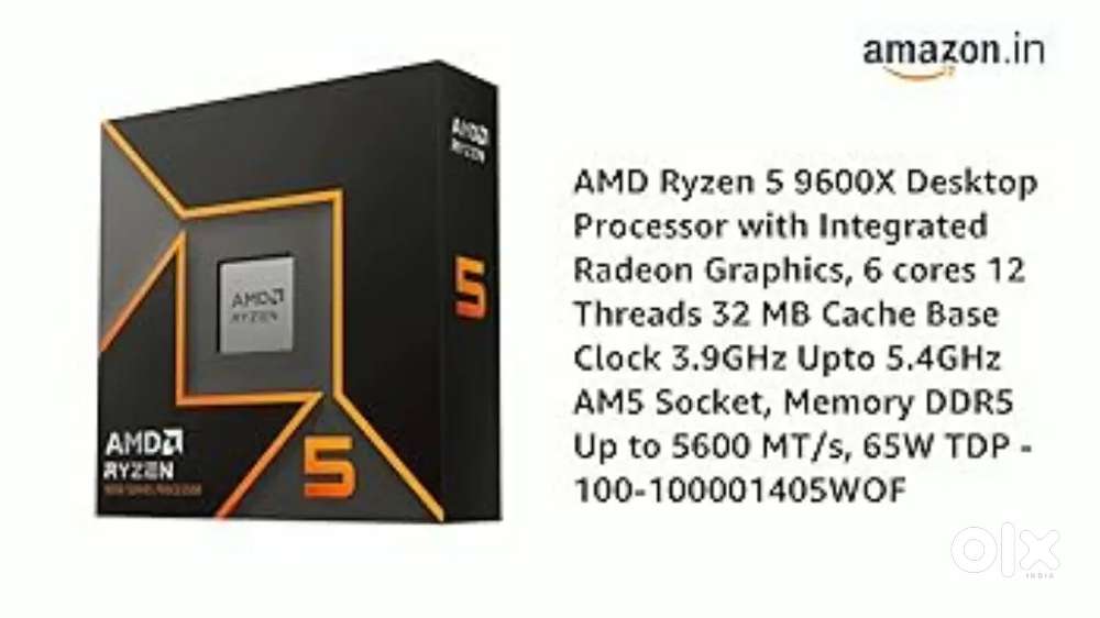 Amd Ryzen 5 9600x Processor Brand New With Bill