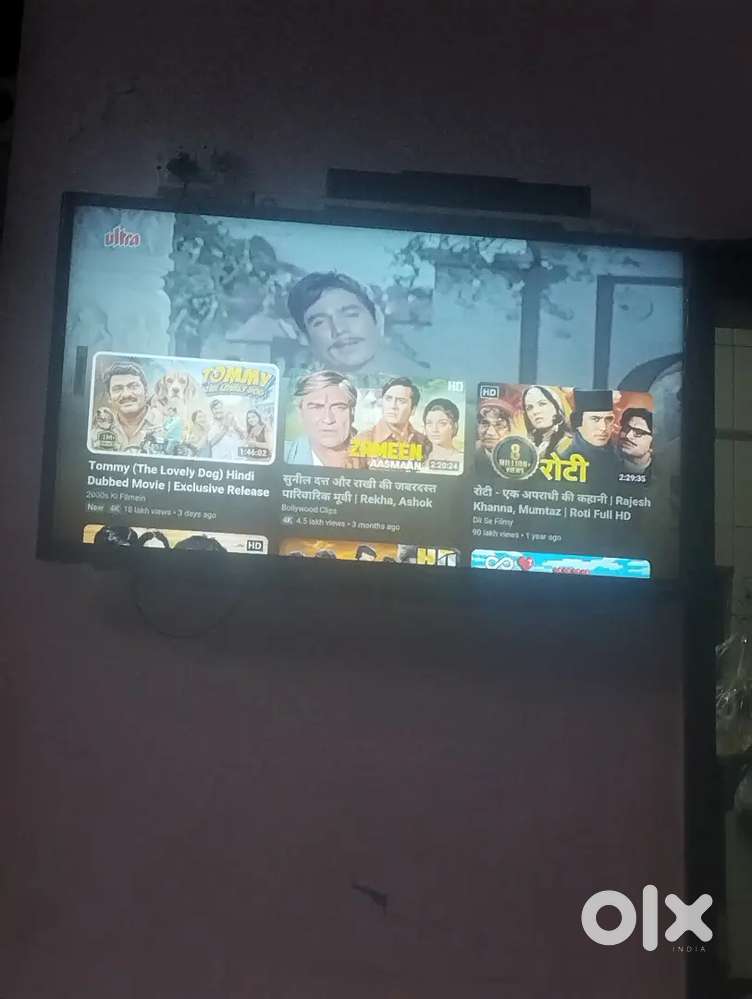 Android smart led tv 43 inch good condition voice rimote