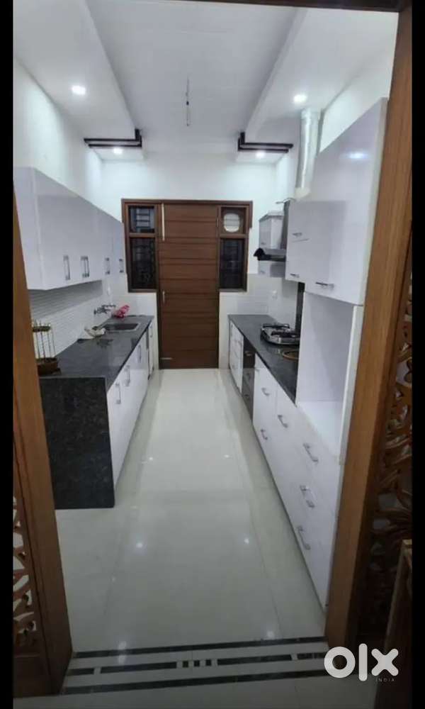 Newly built first floor 2bhk 2bath modular kitchen bathroom sec  12a P
