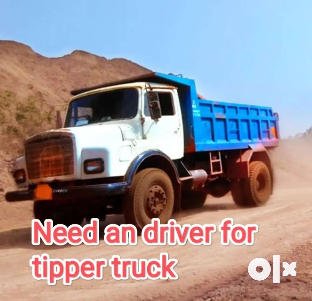 Need an driver for driving a tipper truck .