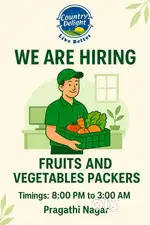 Fruit and vegetables packing job easy earning money
