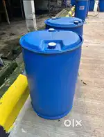 Blue plastic Drum
