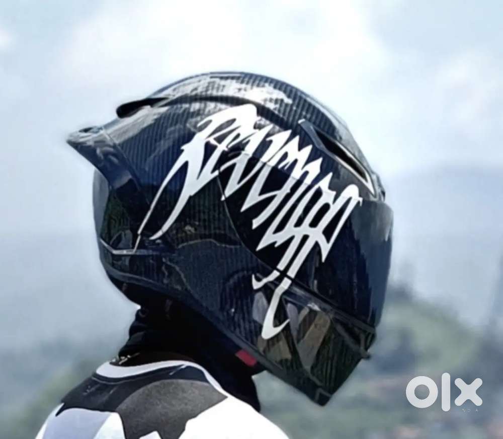 Agv pista carbon  1st copy helmet .well condition and Revenge sticker