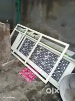 Aluminium door window size 5x5ft door size 7x2.3ft