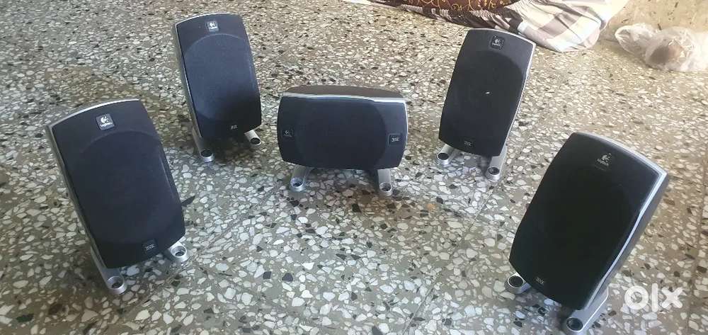 Logitech Speakers 1 centre and 4 satellite