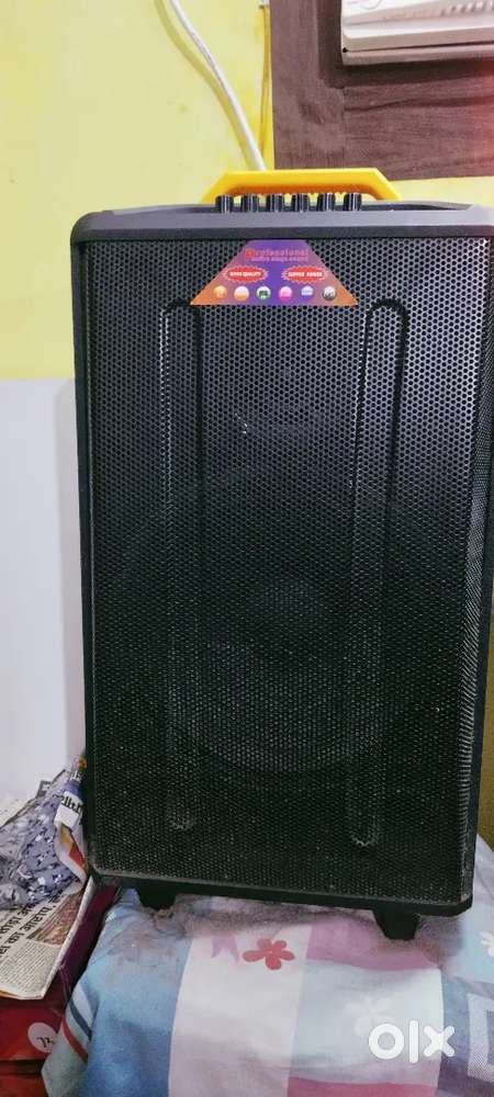 Party Boom Box with cordless mic