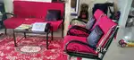 Wrought iron sofa