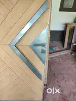 Plywood doors with beautiful lock