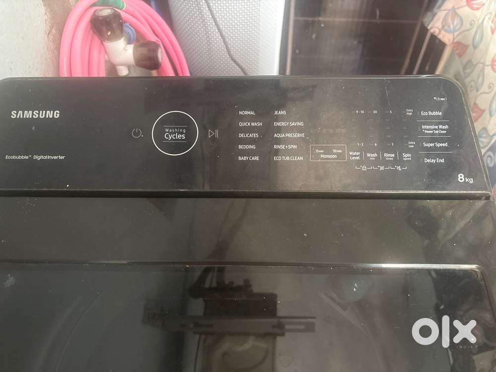 Samsung top load 8 kg washing machine