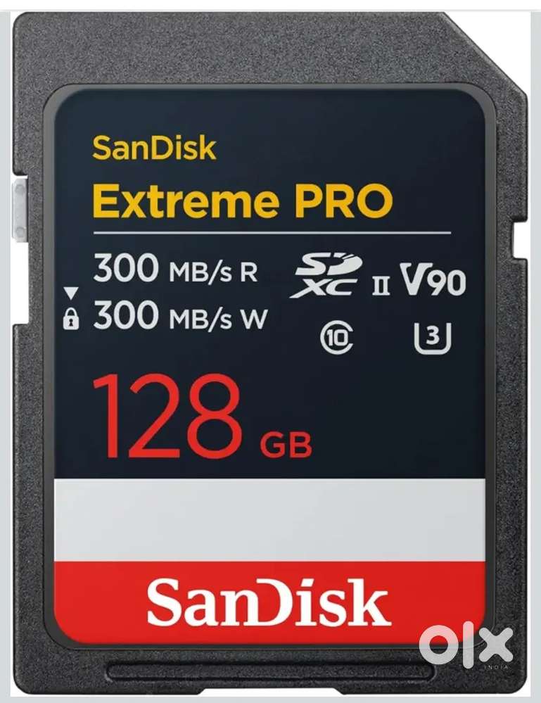 SanDisk Extreme PRO 128GB SDXC Memory Card, 8K, V90,