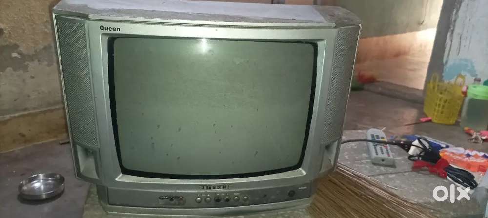 Queen CRT TV – 21 Inch  Working Condition