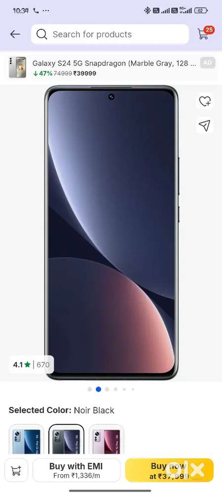 Xiaomi 12pro 8 256 with full insurance