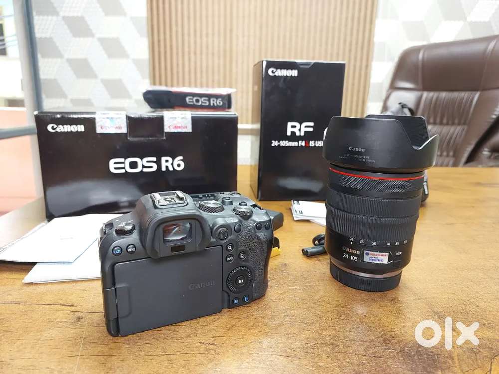 Canon R6 Camara F4 24-105 Lens