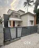 10.8 cent land with 3 bhk new house for sale near kanjoor,airport