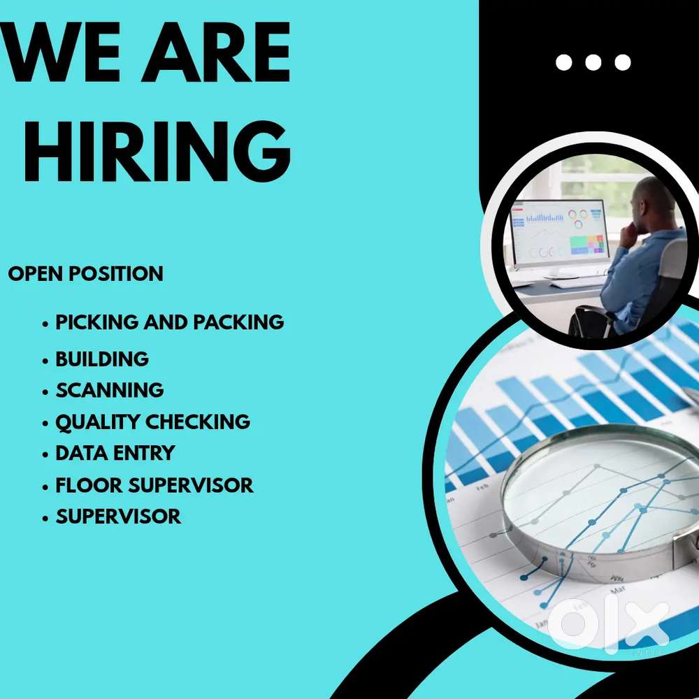 WE ARE HIRING SUPERVISOR EXECUTIVE FOR WAREHOUSE