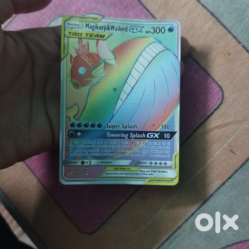 Pokemon card y Maggi cup and will lord HP 300 rarest Pokemon card