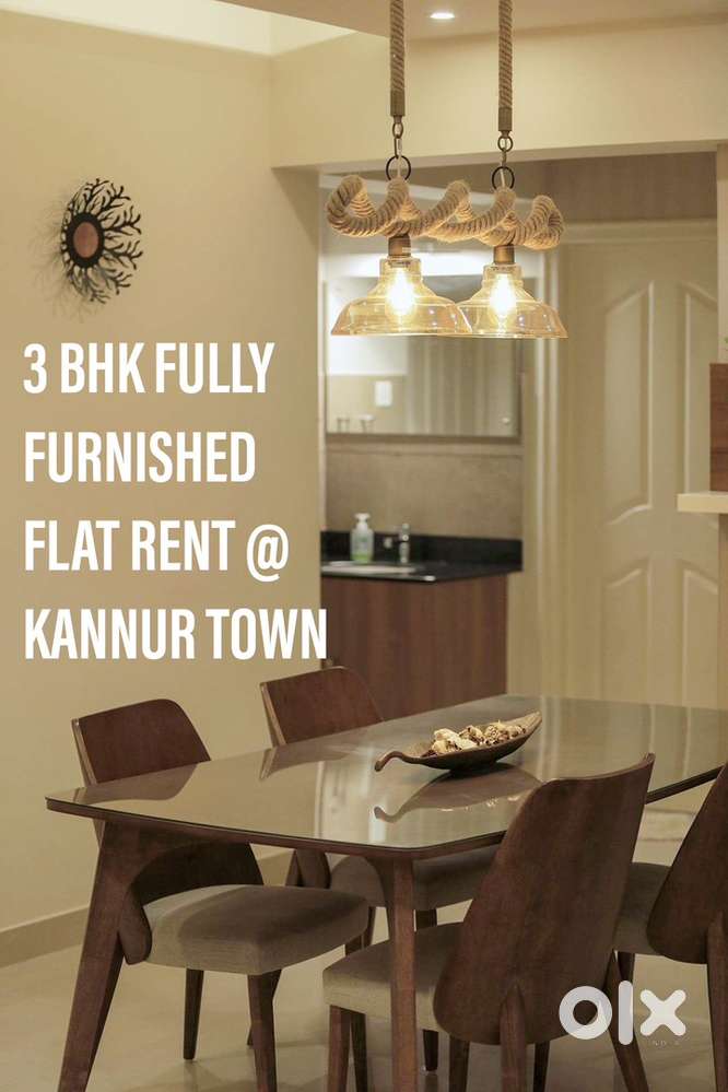 3 BHK FULLY FURNISHED FLAT RENT @ KANNUR TOWN