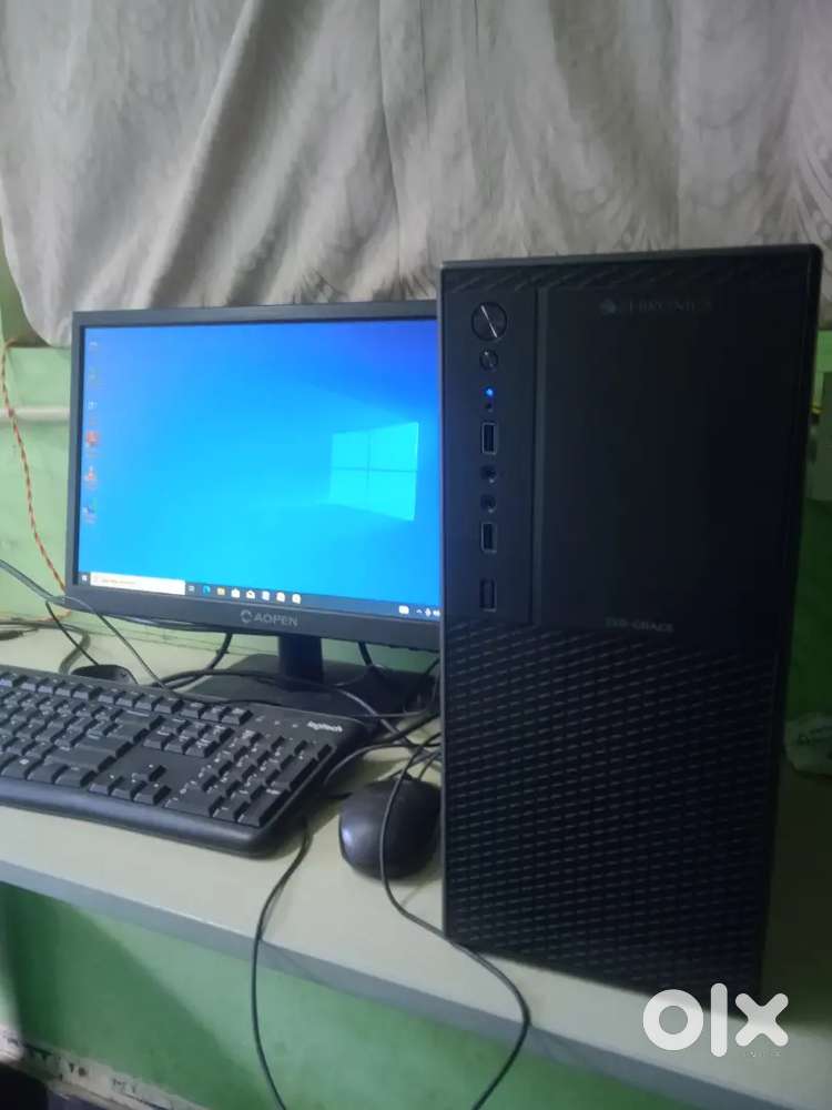 Desktop full set intel i3 4gen 8gb 500gb 19 monitor key/m wifi  good