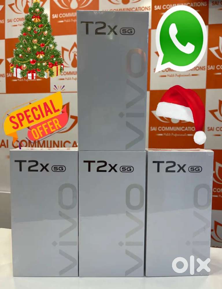 Vivo T2X 5G (6gb /128gb) new seal pack 1 year warranty with bill