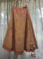 Lehenga - Traditional Gota detailing