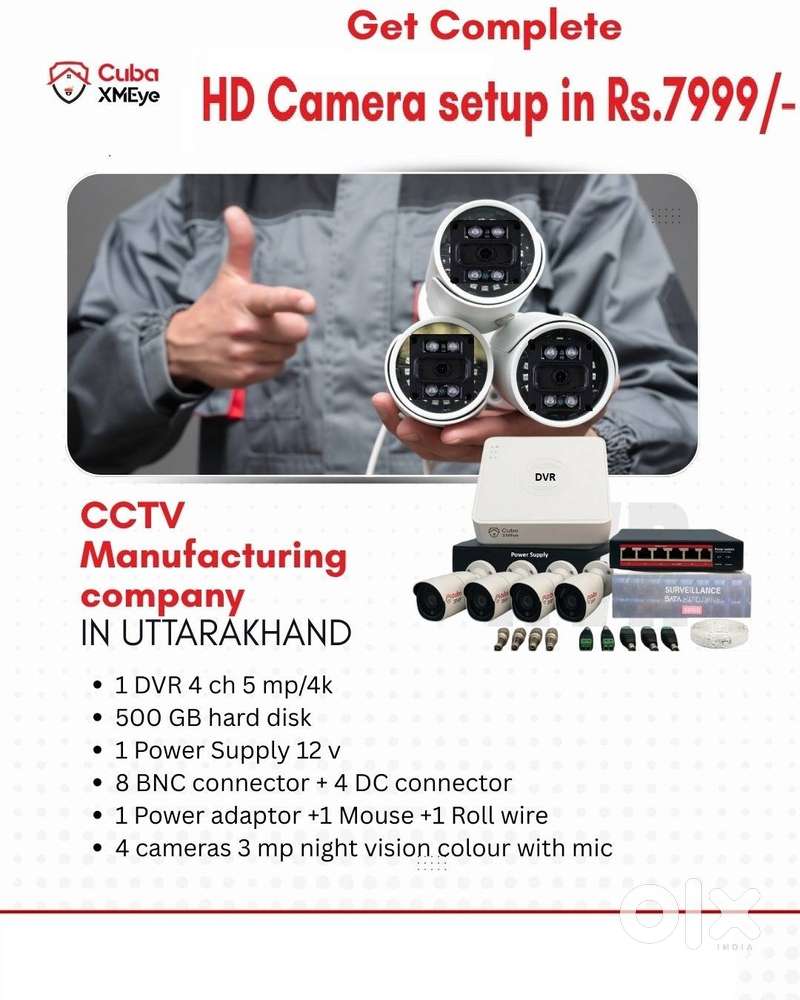 Complete Set of HD & IP Cameras (CCTV)