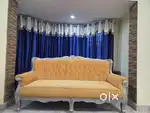 Sofa set with dining table