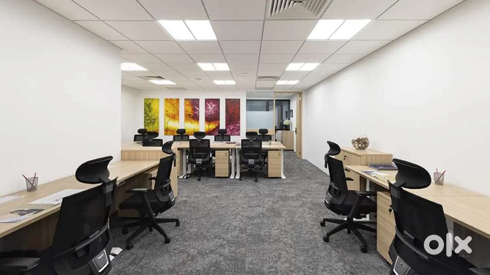 Furnished office for rent near Medical trust hospital