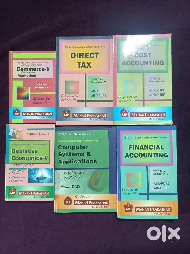 Bcom sem5 and sem6 books 40% price of mrp