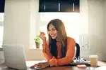 Office work girls and boy plot selling work