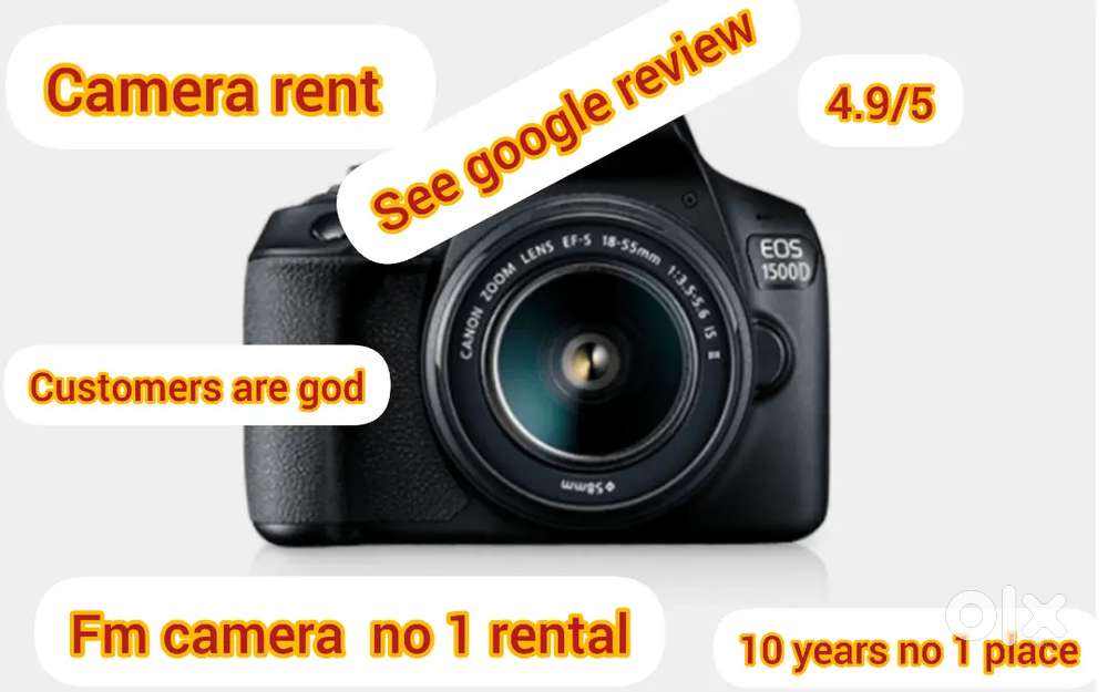 Camera Rent in Bengaluru

Camera Dslr Rent - Buy & Sell Cameras & Len