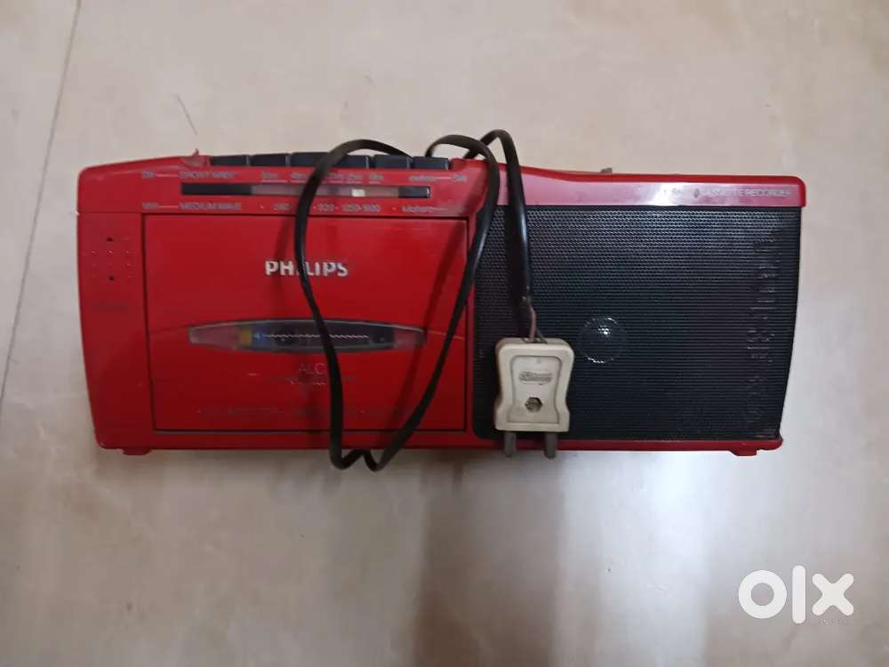 Philips tape and radio set