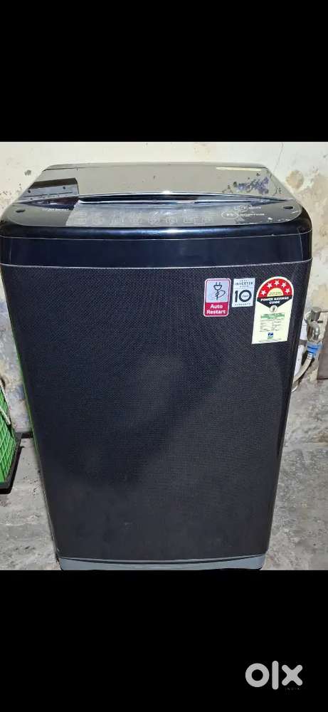 LG compony fully automatic washing machine top load 8kg smart inverter