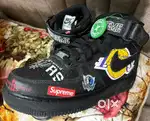 Nike Air Force 1 Mid Supreme NBA Black