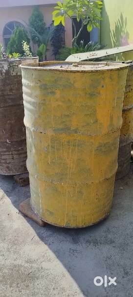 Sturdy Big Storage Drums with covers and locks (2000 rs each)